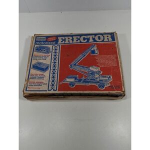 Vintage Gabriel Motorized Erector Set Remote Control 1964 Metal Building